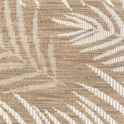 In-& Outdoor Teppich - Malta Leaves Natur