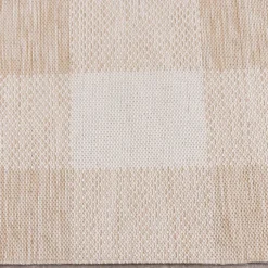 In- & Outdoor Teppich - Ranch Checkerboard Beige