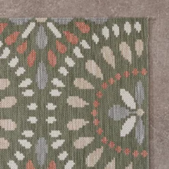 In- & Outdoor Teppich - Ranch Mandala Grün