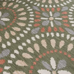 In- & Outdoor Teppich - Ranch Mandala Grün