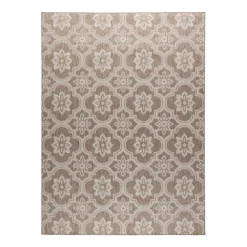 In- & Outdoor Teppich - Rio Flower Beige