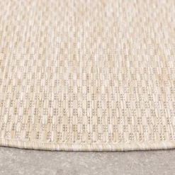 In- & Outdoor Teppich Rund - Costa Beige