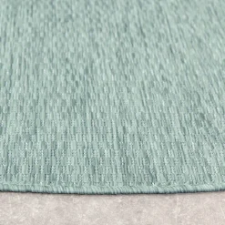 In- & Outdoor Teppich Rund - Costa Türkis