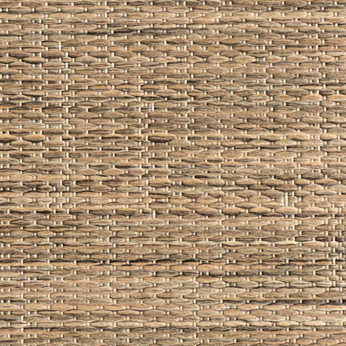 In- & Outdoor Teppich Rund - Malta Melange Natur