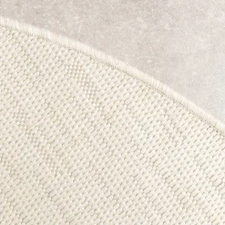 In- & Outdoor Teppich Rund - Malta Melange Creme