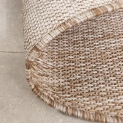In- & Outdoor Teppich Rund - Sierra Arches Beige Creme