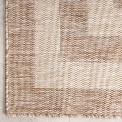 In- & Outdoor Teppich - Sierra Frame Beige Creme
