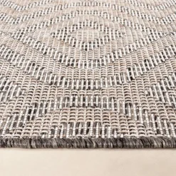 In- & Outdoor Teppich - Summer Retro Grau