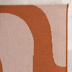 In- & Outdoor Teppich - Summer Swirl Terracotta