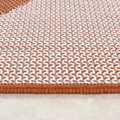 In- & Outdoor Teppich - Summer Swirl Terracotta