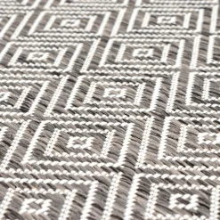 In- & Outdoor Teppich - Summer Tile Grau