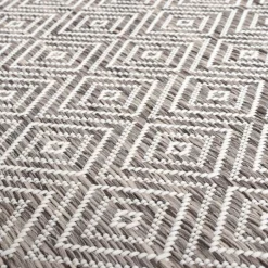 In- & Outdoor Teppich - Summer Tile Hellgrau