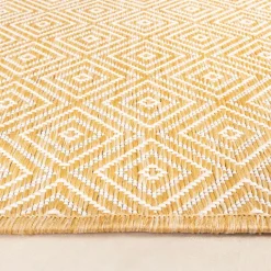 In- & Outdoor Teppich - Summer Tile Gelb