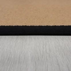 Jute Läufer - Herro Natur Schwarz - 60x230cm