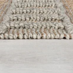 Jute Läufer - Jubio Medina Natur Grau - 60x230cm