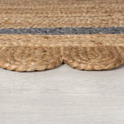 Jute Teppich - Grazo Natur Grau