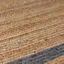 Jute Teppich - Grazo Natur Grau