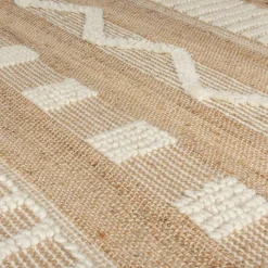 Jute Teppich -Jubio Medina Natur Creme