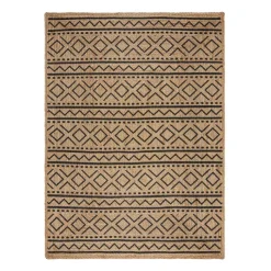 Jute Teppich - Lucio Geo Beige