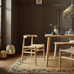 Jute Teppich - Marino Floral Beige