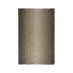 Jute Teppich- Motto Ombre Grau