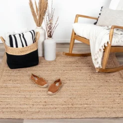 Jute Teppich Quadrat - Fair Natur
