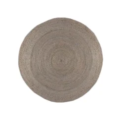 Jute Teppich Rund - Fair Grau