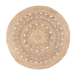 Jute Teppich Rund - Fair Sun Natur