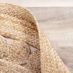 Jute Teppich Rund - Fair Sun Natur