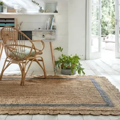 Jute Teppich Rund - Grazo Natur Grau - Ø 160cm