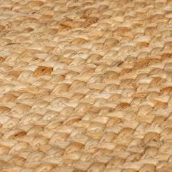 Jute Teppich Rund - Kahano Natur Terrakotta - Ø 180cm