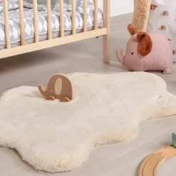 Kinderteppich - Huggy Schaf Creme - 55x80cm