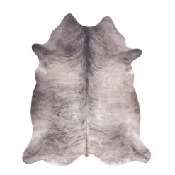 Kuhfell - Bovine Grau Braun - 155x190cm