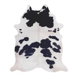 Kuhfell - Bovine Schwarz Weiß - 155x190cm