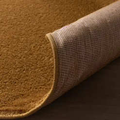 Kurzflor Teppich - Essenza Ockergelb