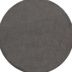 Kurzflor Teppich Rund - Asa Mocca