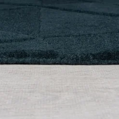 Moderner Teppich - Mozo Shard Petrol Blau