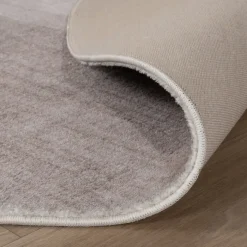 Moderner Teppich Rund - Field Taupe