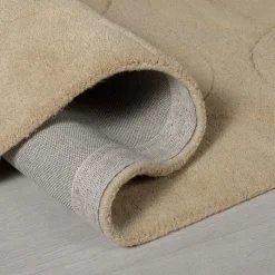 Moderner Teppich Rund - Mozo Gigi Beige Creme - Ø 160cm