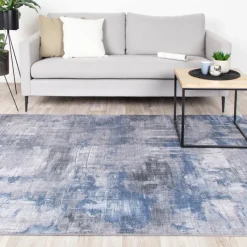 Moderner Teppich - Strength Blau