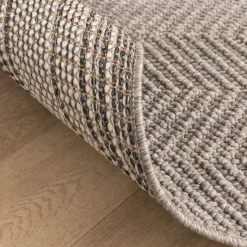 Nachhaltiger Teppich - Lorre Lines Grau Anthrazit