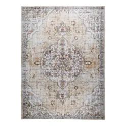 Orientteppich - Leyla Medaillon Taupe
