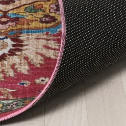 Orientteppich Rund - Leyla Medaillon Bunt