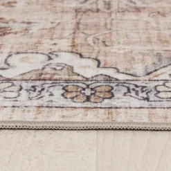 Orientteppich Rund - Leyla Medaillon Taupe