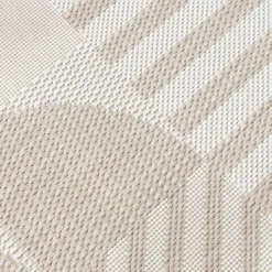 Outdoor Teppich - Capri Lines Beige Creme