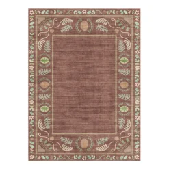 Outdoor-Teppich - Maui Border Braun