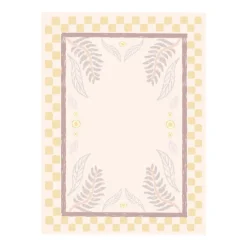 Outdoor-Teppich - Oasis Leaves Gelb Lila