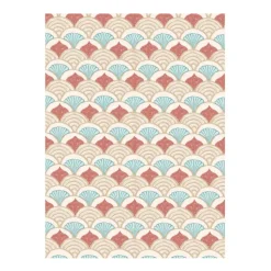 Outdoor-Teppich - Oasis Shell Blau Rot