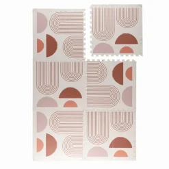 Puzzlematte - Alfie Arches Hellgrau Multi - 120x180cm
