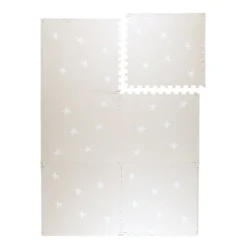 Puzzlematte - Alfie Stars Grau/Beige - 120x180cm